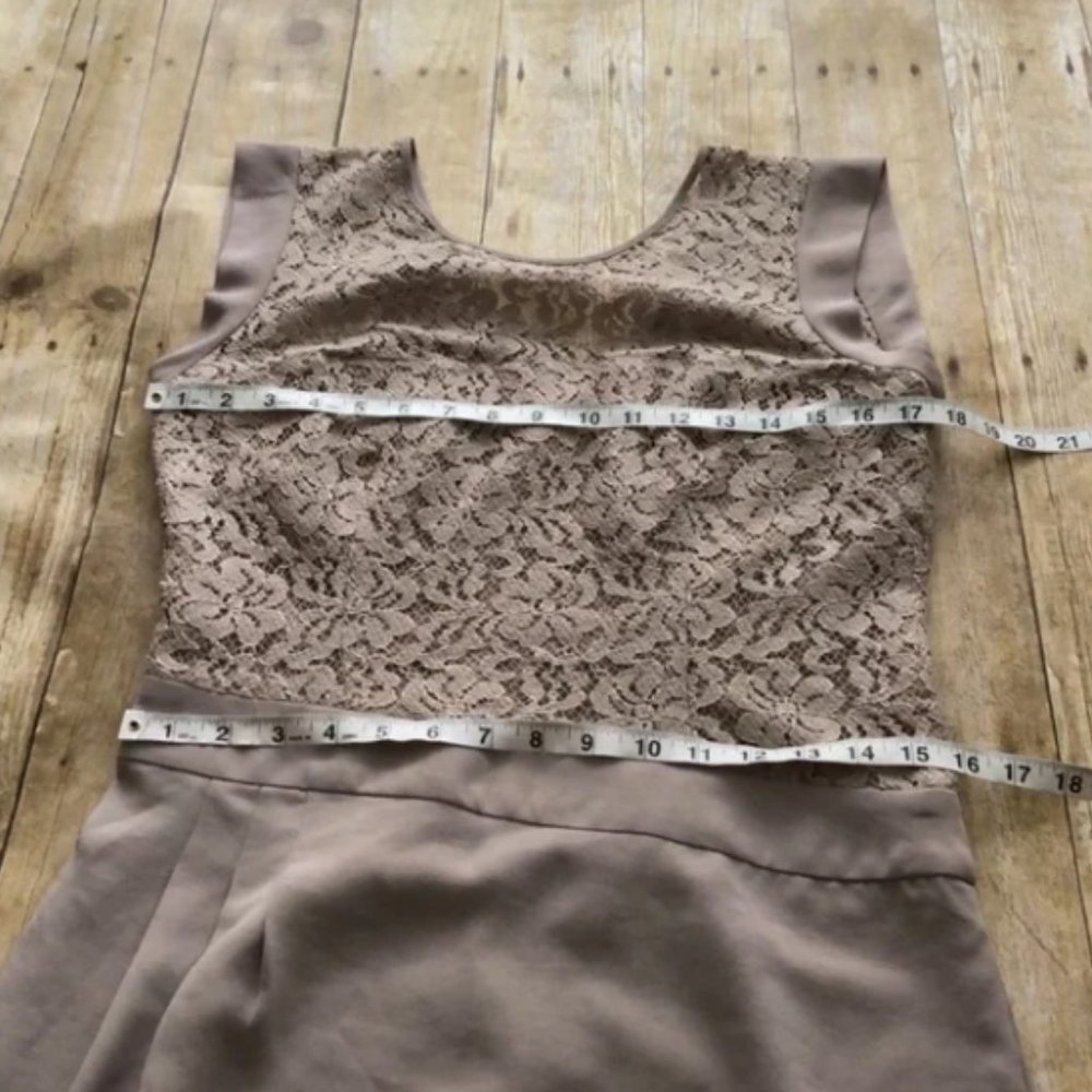 BCBG Aimee Dress in Pumice NWT Size 10 - Picture 5 of 7